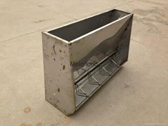 Pig stainless steel single sided, six-head feeder