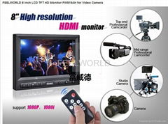 8inch LCD HD DSLR Monnitor On Camera Field Application