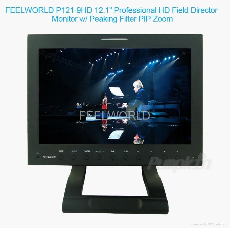 12inch Hd Sdi Monitor For Professional Video Shooting with SDI HDMI Ypbpr Video