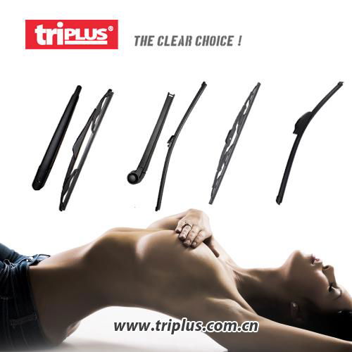 Triplus Flat Aero Wiper Blade / Windscreen Wipers Soft Beam Blades OE Exact Fit