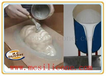 brushable silicone rubber material