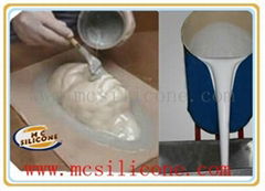 brushable silicone rubber material