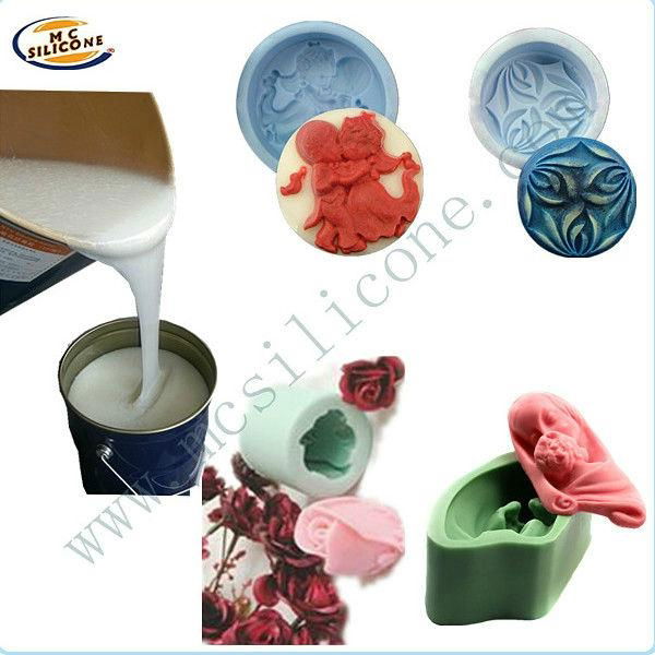 RTV2 silicone soap molds making 3