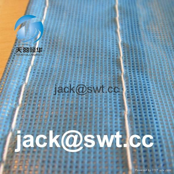 270G/M2 Blue Color PVC coated Polyester Safety Netting 2