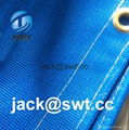 270G/M2 Blue Color PVC coated Polyester Safety Netting 4
