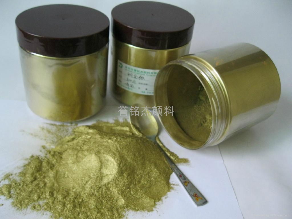 Brass powder copper powder rich pale gold bronze powder