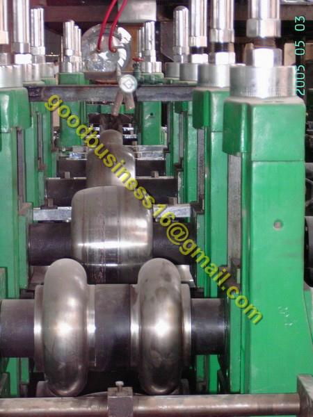165mm High Frequency longitudinal welded tube mill line  4