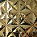 China Wall Decoration panel 3D stamped Stainless Steel Sheet supplier 3