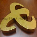 Brushed or Polished Stainless Steel Room Number Letters Customized Company Logos 3