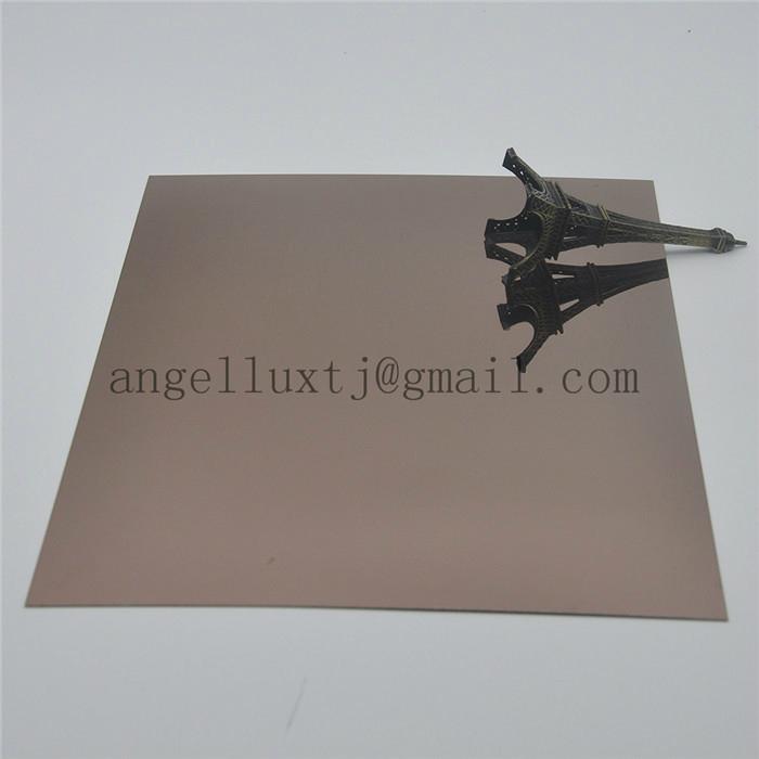 Hot sell PVD coated black color 8k mirror decoration stainless steel sheet price 3