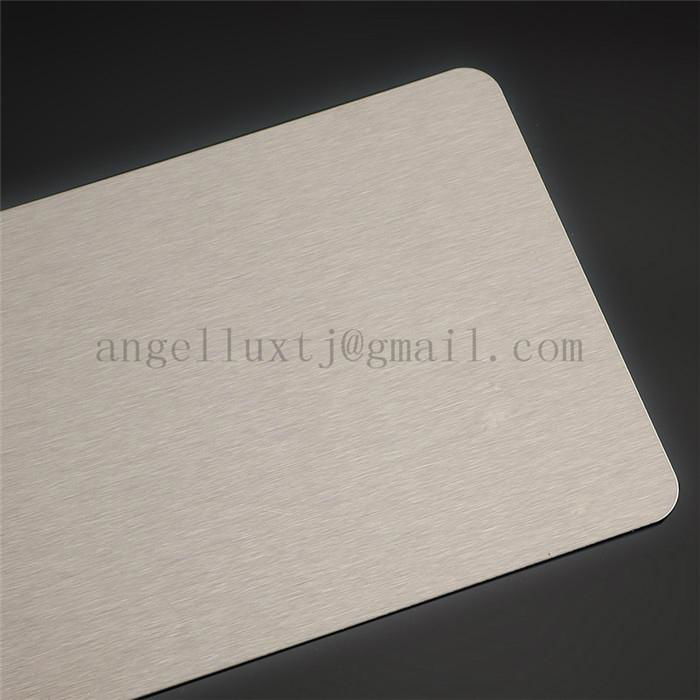 Wholesale No.4 short satin hairline finish stainless steel golden color sheets 2