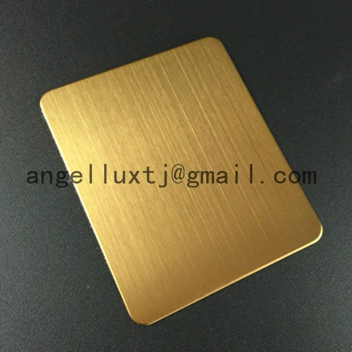 Decorative material 201 304 316 hairline stainless steel brushed sheets 5