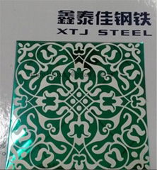 Foshan Xintaijia 304 decorative stainless steel sheet supplier mirror etched