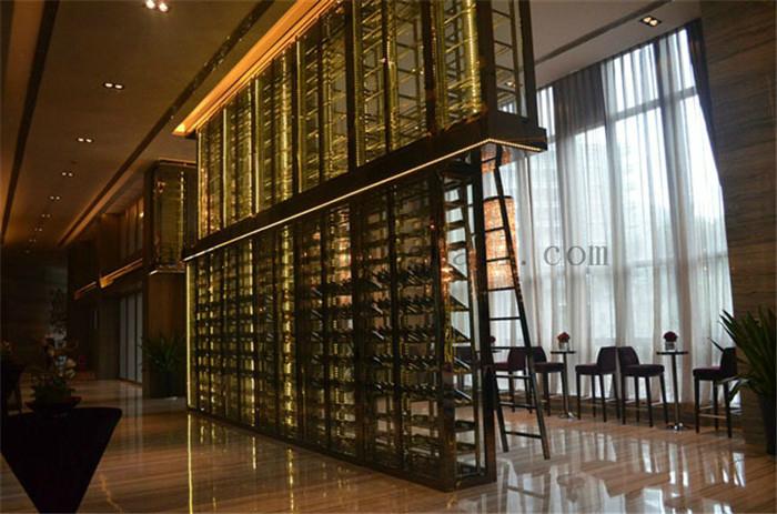 Export modern stainless steel display cabinet customized furniture 5