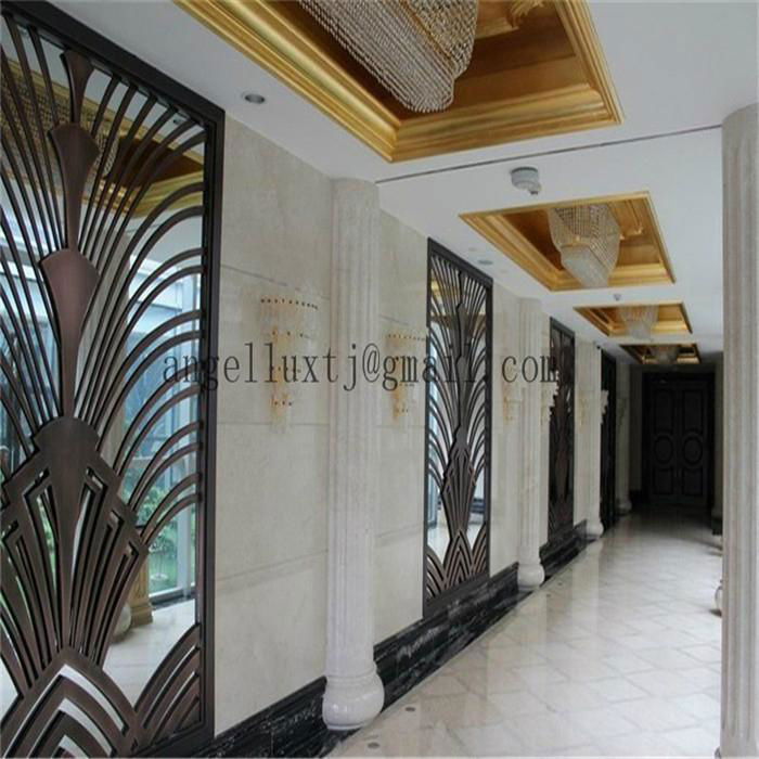 Background wall decorative art panel stainless steel crafts  4