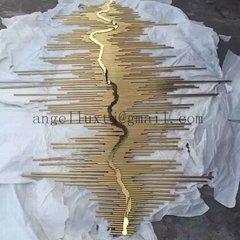 Background wall decorative art panel stainless steel crafts