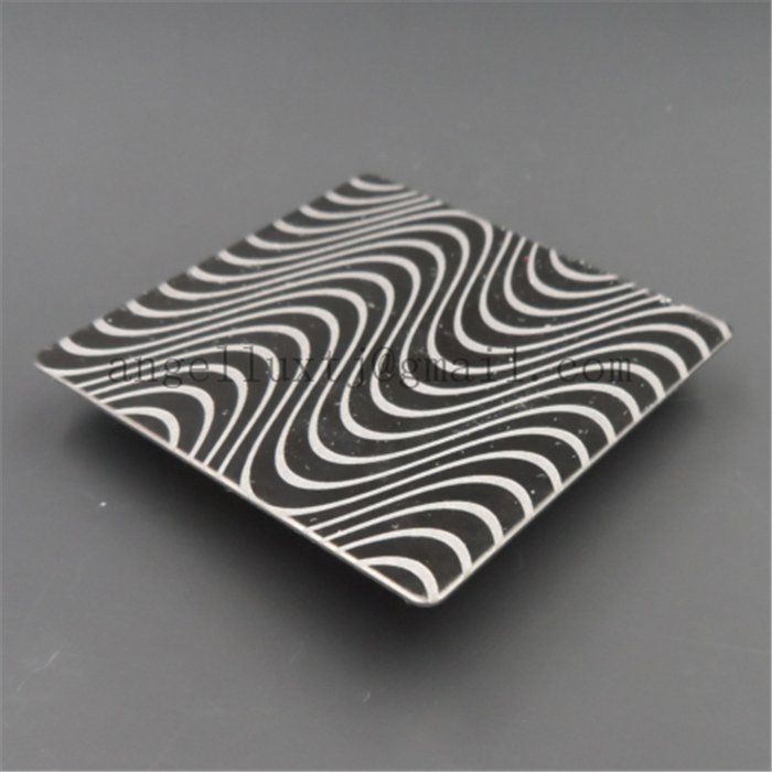 Foshan 304 Color etched stainless steel sheet for decoration factory price 2