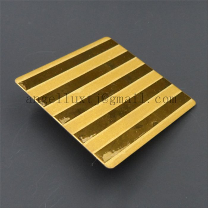 Foshan 304 Color etched stainless steel sheet for decoration factory price 1