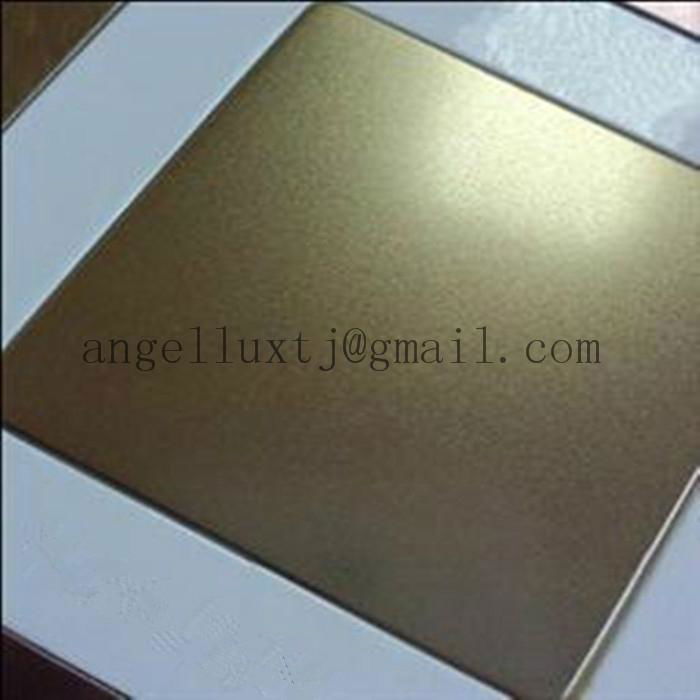 Decoration material sand blasted finish stainless steel color sheets pvd coated 