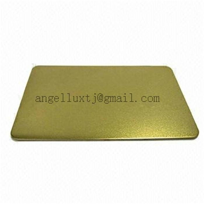 Decoration material sand blasted finish stainless steel color sheets pvd coated  5