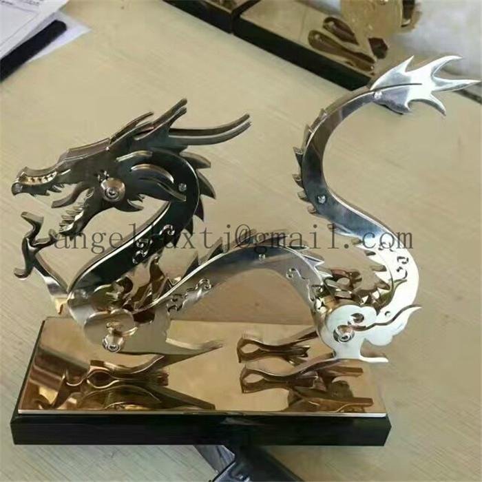Supply stainless steel artwork customized crafts metal Sculpture  1