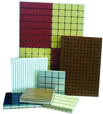 Morden Fire Rated Decorative Wall Decorative Slotted Groove Wood Acoustic Panels