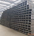 MS ERW ASTM A500 EN10219 black steel pipe hollow section  China market exporter