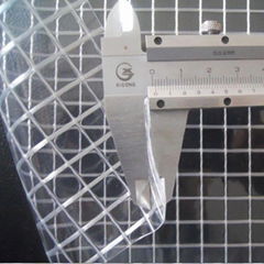 阻燃耐寒大網格1毫米厚透明網格布