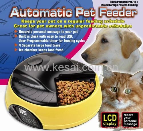 Automatic Pet Feeder 4 meals pet feeder 3