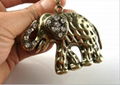 Necklace with Alloy elephant shape pendant