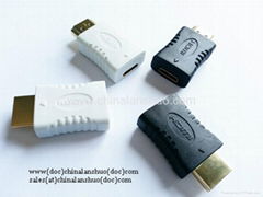 Gold Plated HDMI Male (Type A) to HDMI mini Female (Type C) M/F Adapter