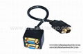  1 feet VGA to 2x VGA Video Splitter Cable 1 Male 2 Female with warranty 2