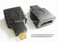 Gold Plated Micro HDMI to HDMI Male to