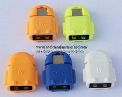 Android Robot Micro USB 2.0 Host OTG