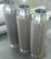 Stainless steel pleated filter elements sintered metal filter cartridge 1