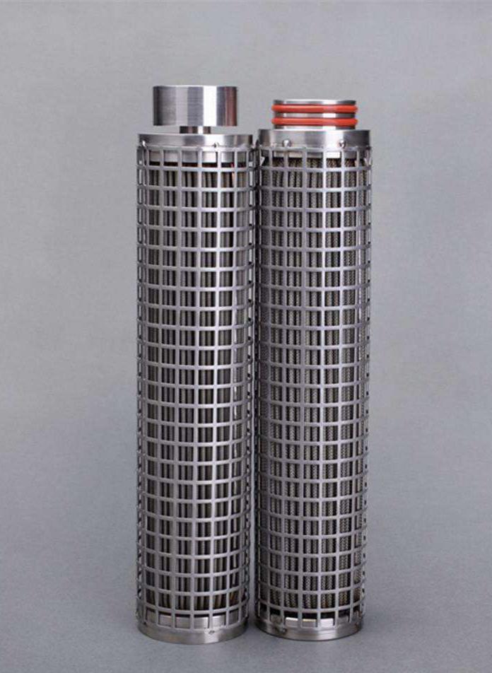 Sintered wire mesh filter cartridge