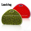 Hot Selling Zippered Flower Lady lunch bag neoprene 3