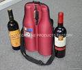 Fashion design neoprene 2 bottle wine bags 1