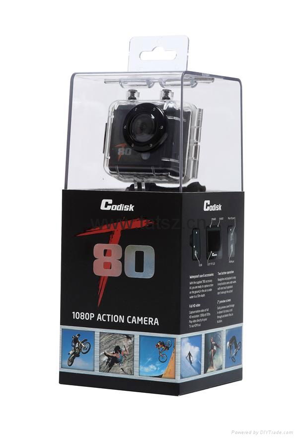 Full HD 1080P 12MP Action camera