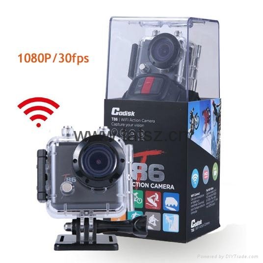 Full HD 1080P 12MP wifi waterproof Action camera 2