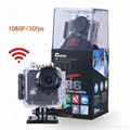Full HD 1080P 12MP wifi waterproof Action camera 2