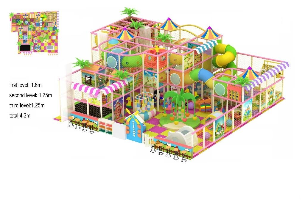 High quality children indoor playground for sale with CE certificate