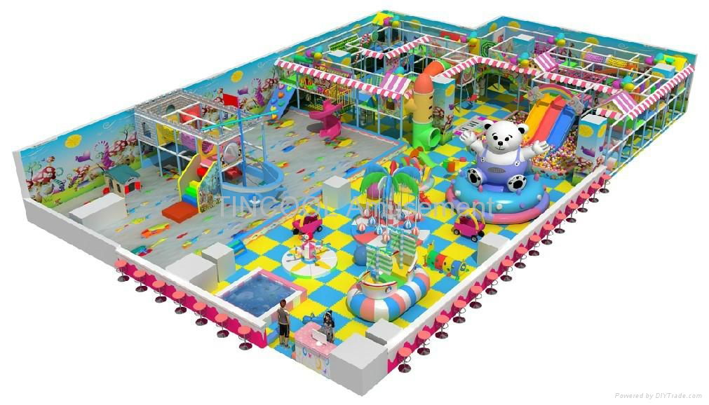 enormous indoor soft play playground equipment
