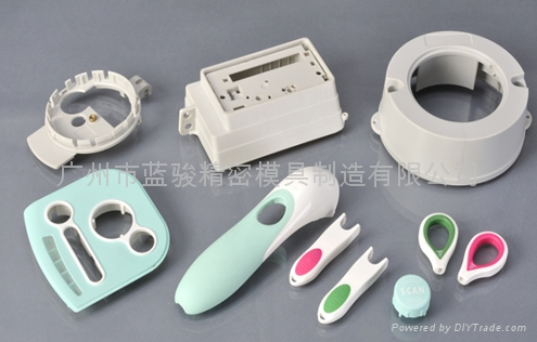 Small appliances precision injection plastic parts (double color)