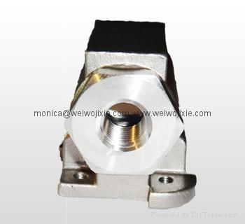 Supply CNC machine part stainless steel valve parts pump parts in China factory 3