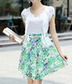 2014 new women's chiffon dress Floral