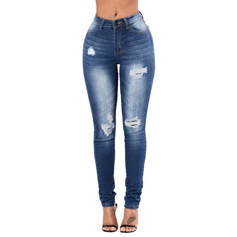Lady's fashion skinny fit jeans