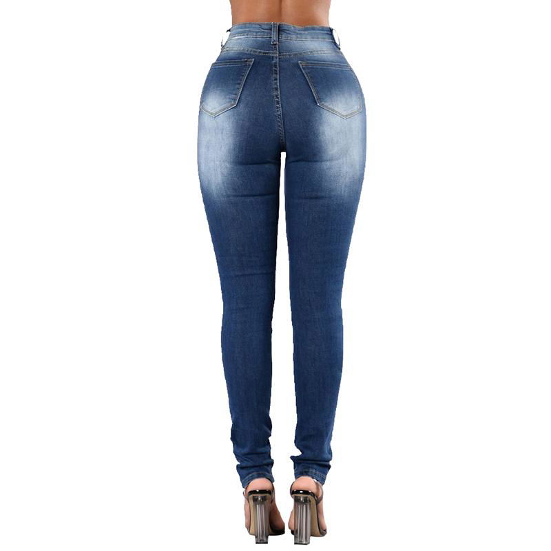 Lady's fashion skinny fit jeans 2