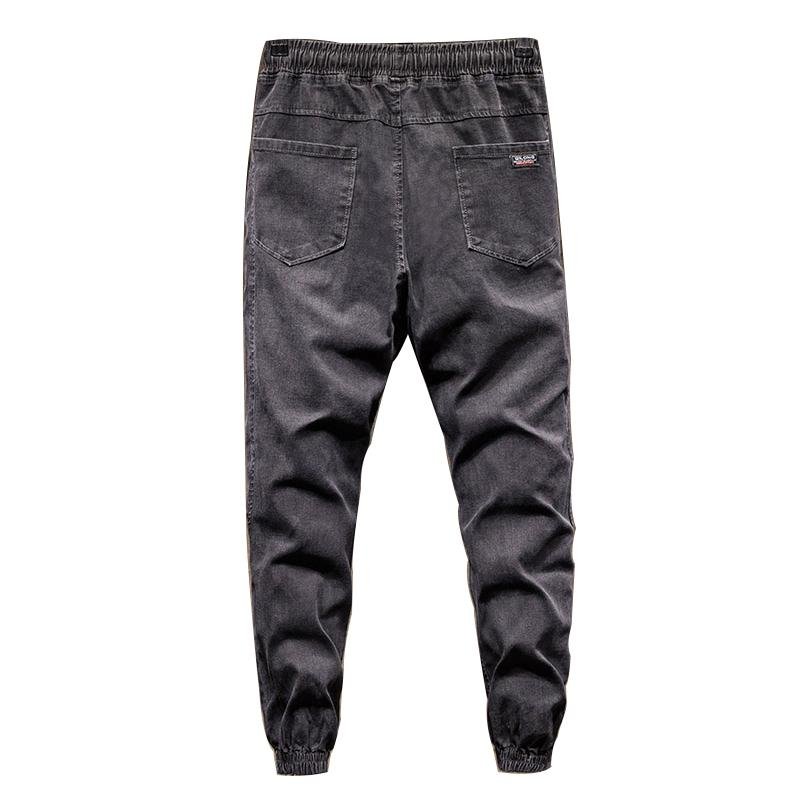 BL-071 Men denim jogger black jeans wholesale Size M-4XL 2