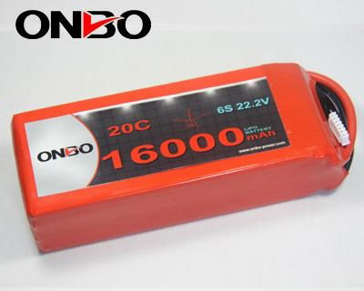 ONBO 16000mAh 22.2V 20C 6S1P Lipo Battery 1